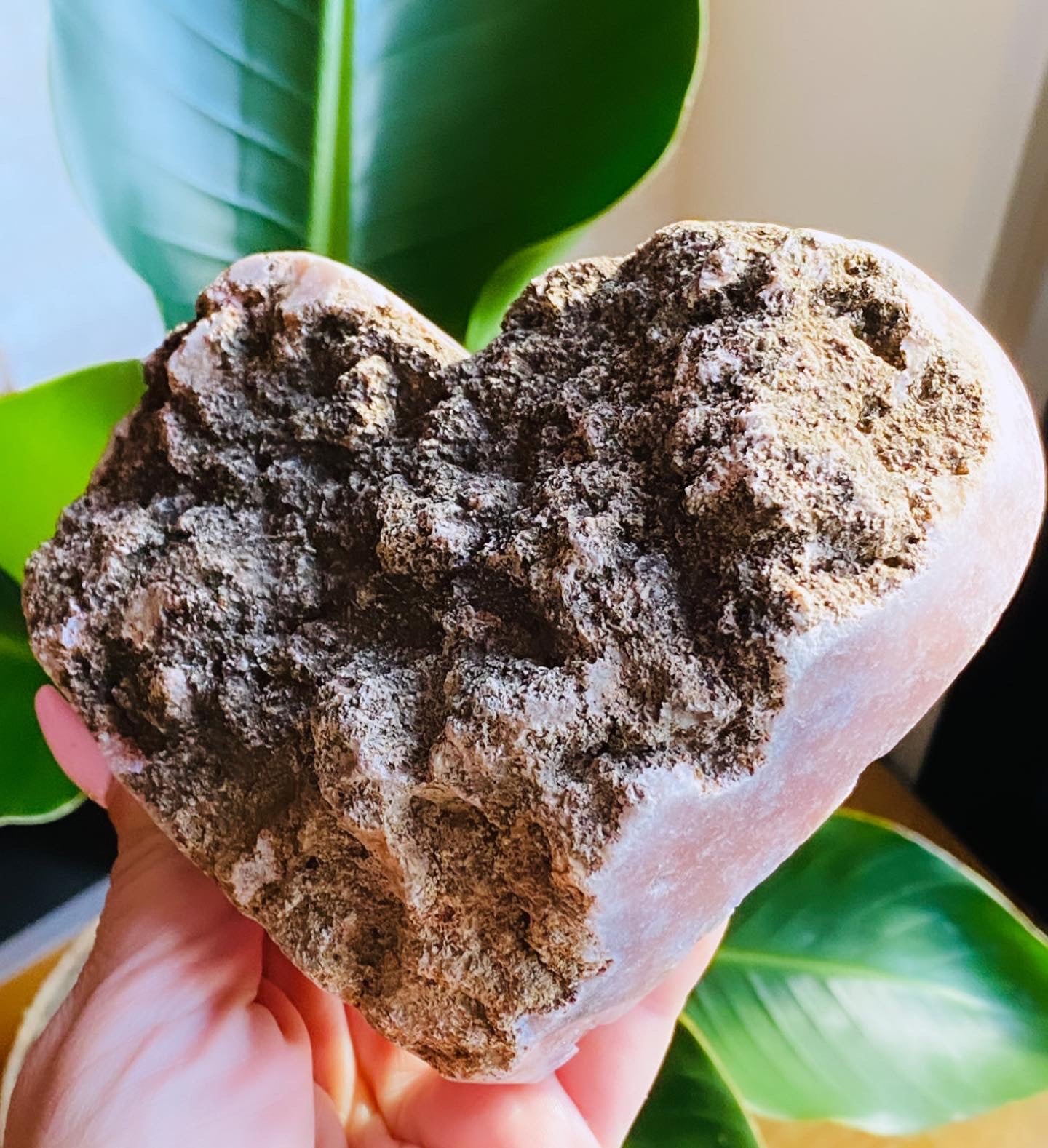 Pink Amethyst Heart