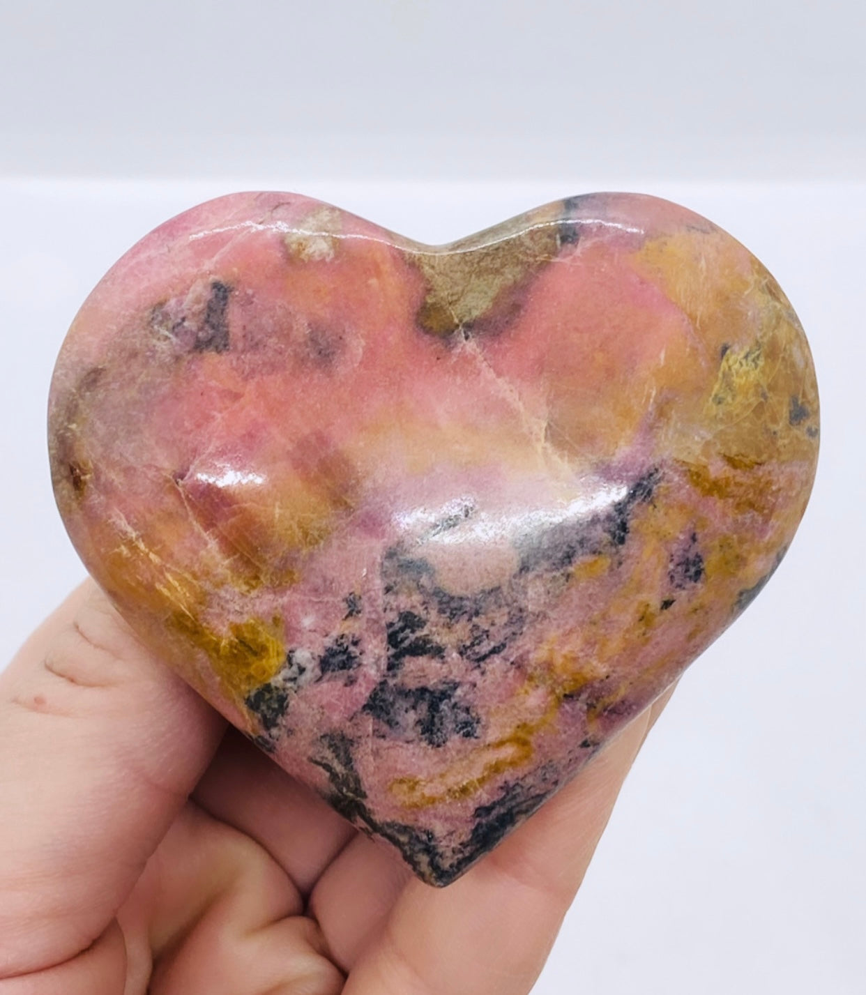 Rhodonite Heart