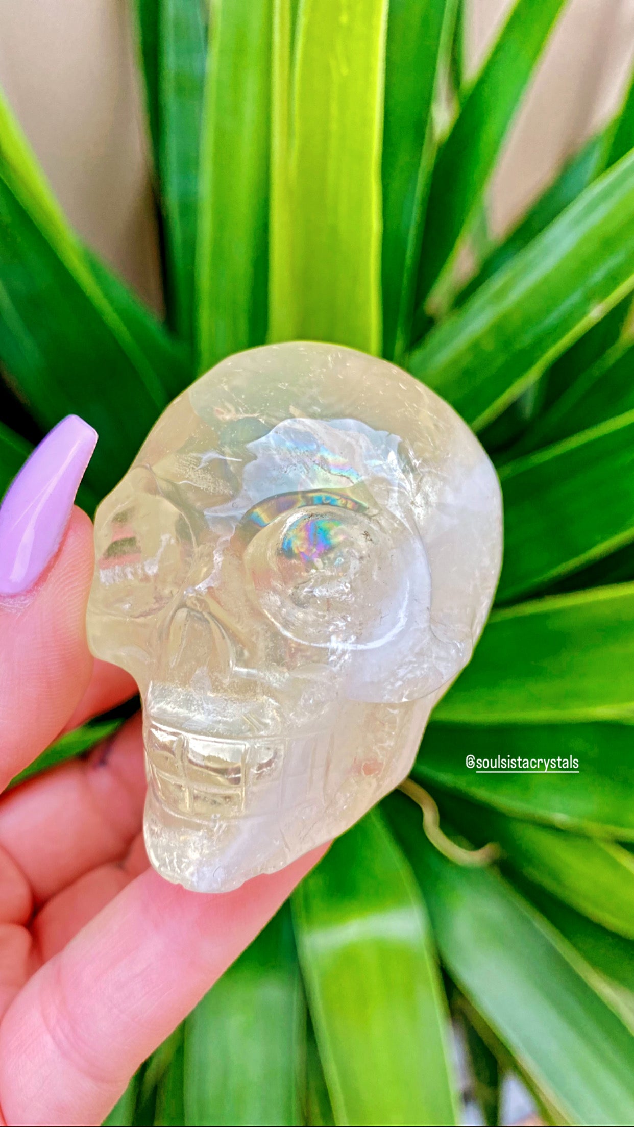 Citrine Skull