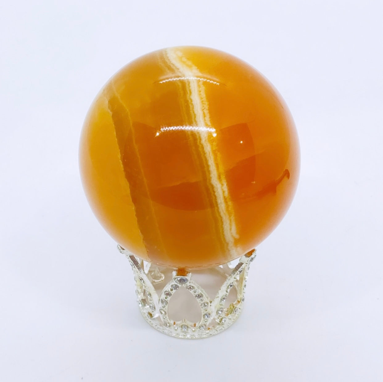 Yellow Fluorite Sphere
