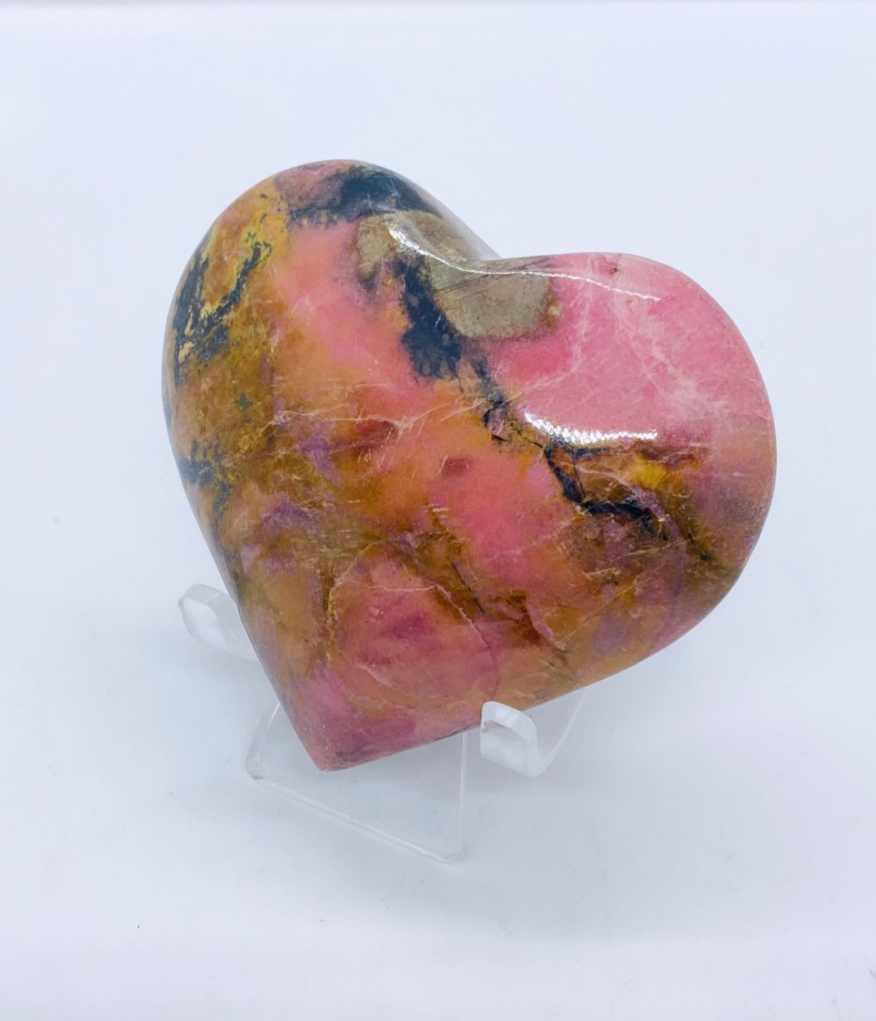 Rhodonite Heart