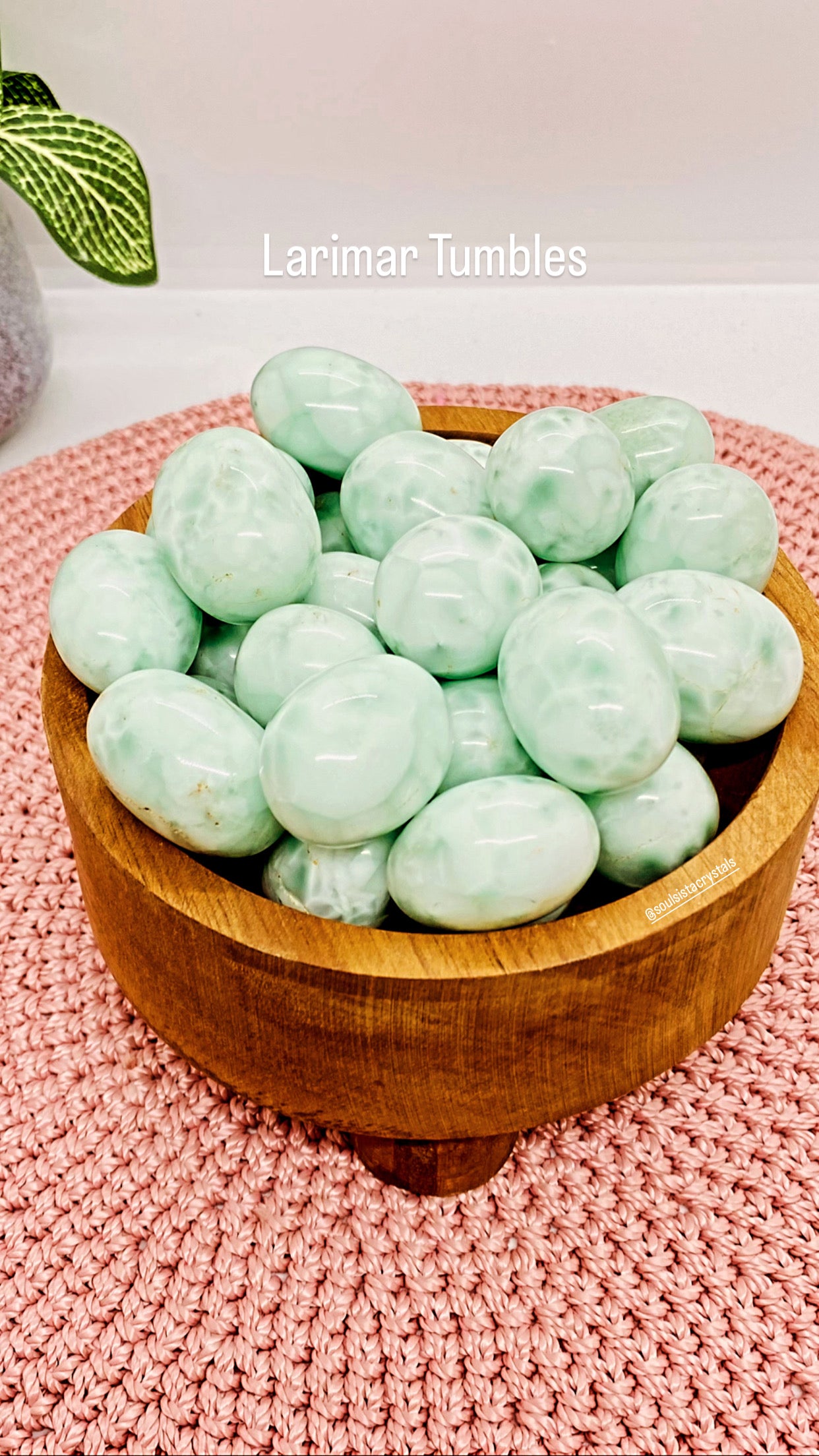 Chinese Larimar (Hemimorphite) Tumble