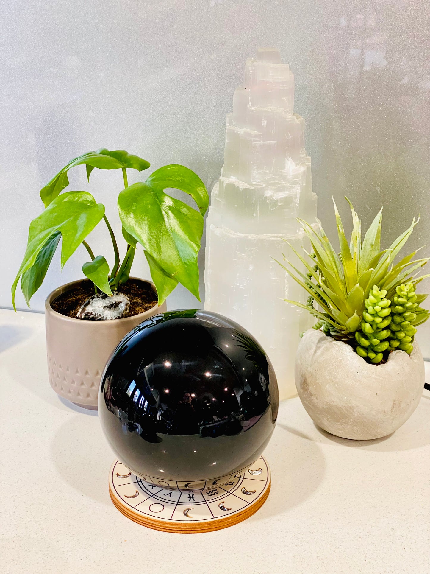 Large Obsidian Sphere