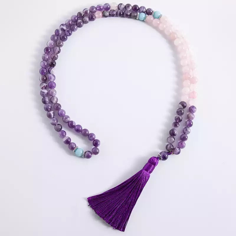 Mala Necklace & Bracelet Set