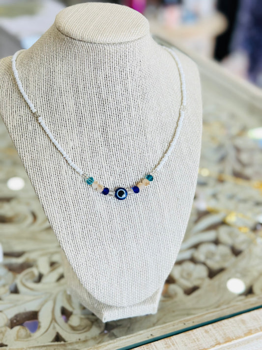 Evil Eye Bead Necklace