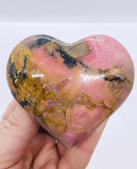 Rhodonite Heart