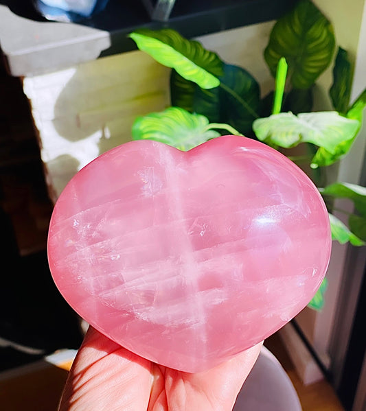 Rose Quartz Heart