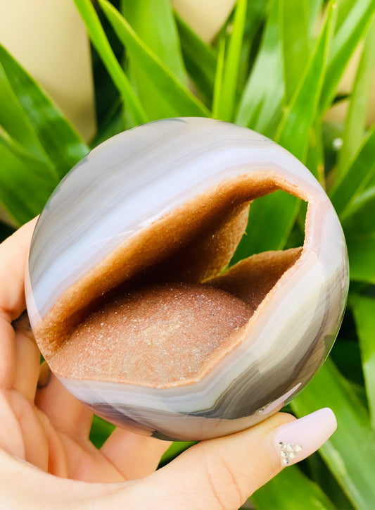Druzy Agate Sphere