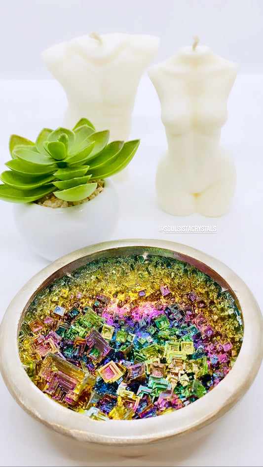 Bismuth Crystal Bowl