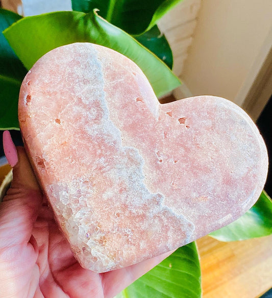 Pink Amethyst Heart