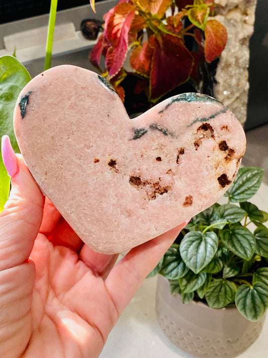 Pink Amethyst Heart