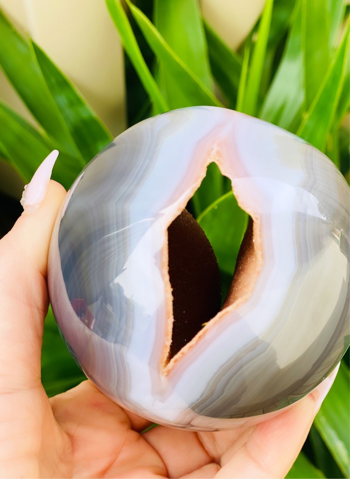 Druzy Agate Sphere