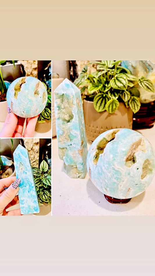 Caribbean Calcite Duo