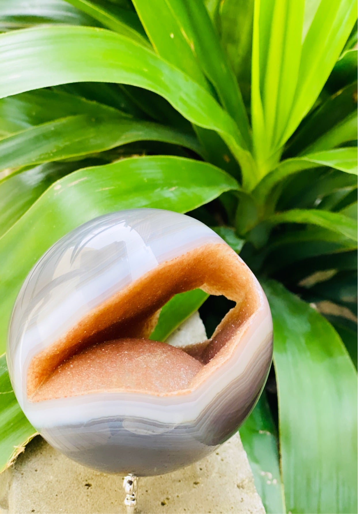 Druzy Agate Sphere