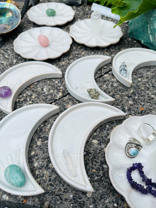 Clear Quartz Charging Plate