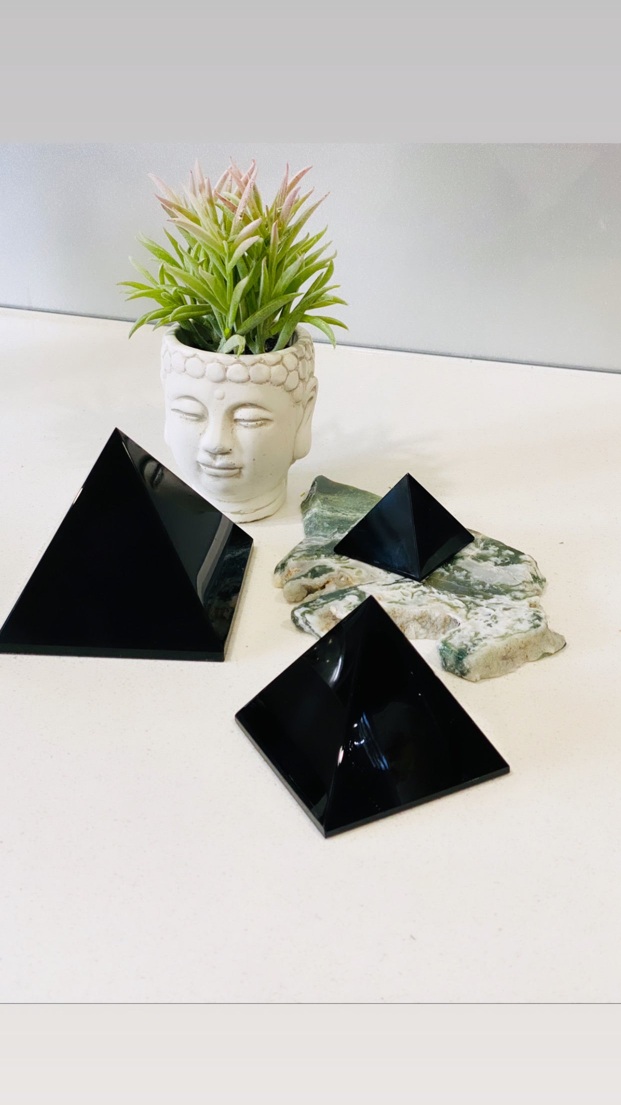 Obsidian Pyramid - Large