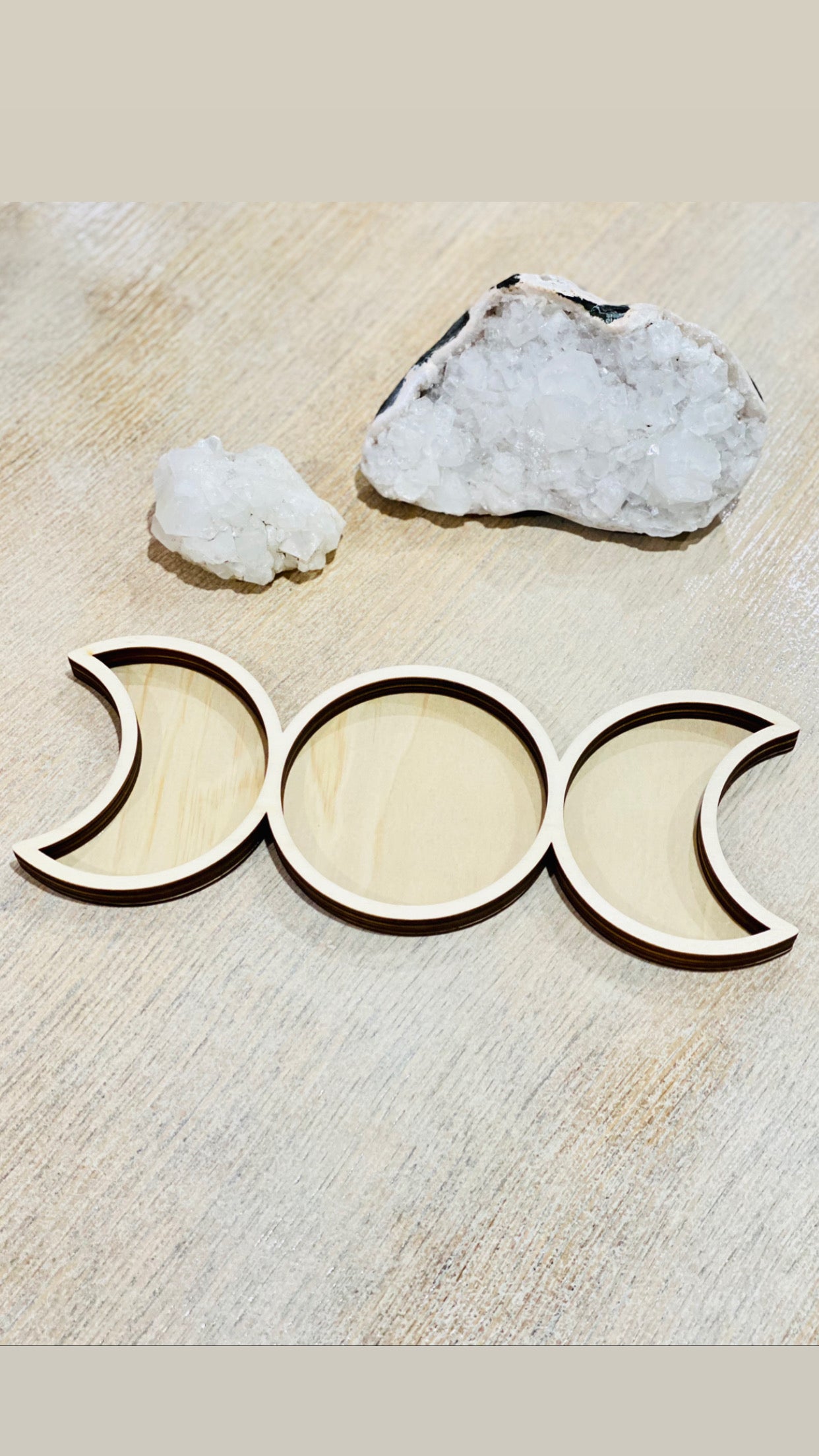 Triple Moon Tray